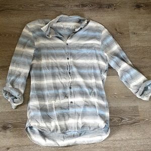 Casual stipped button down